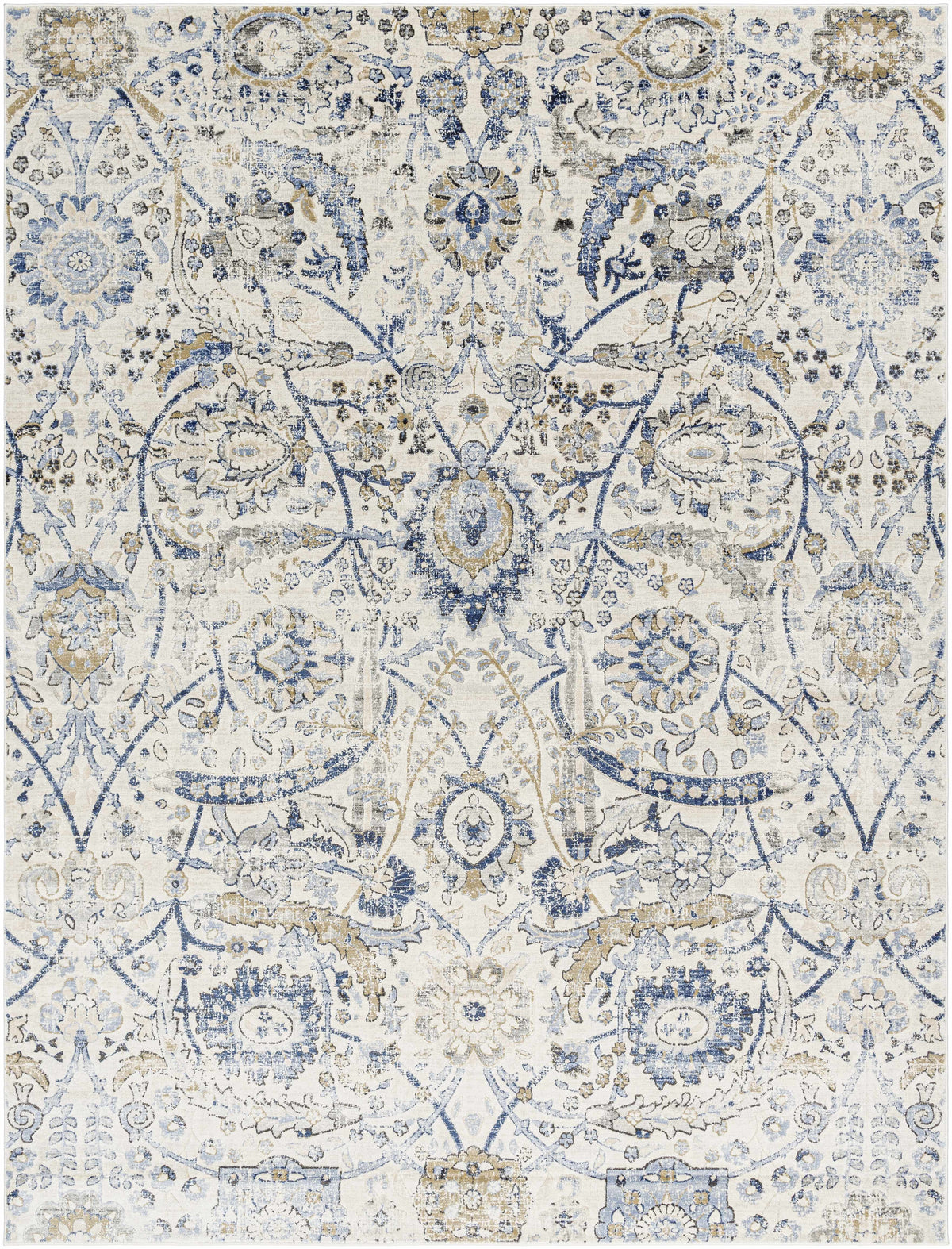 Boutique Rugs Georgiana Blue & Beige Oushak Rug - view 14