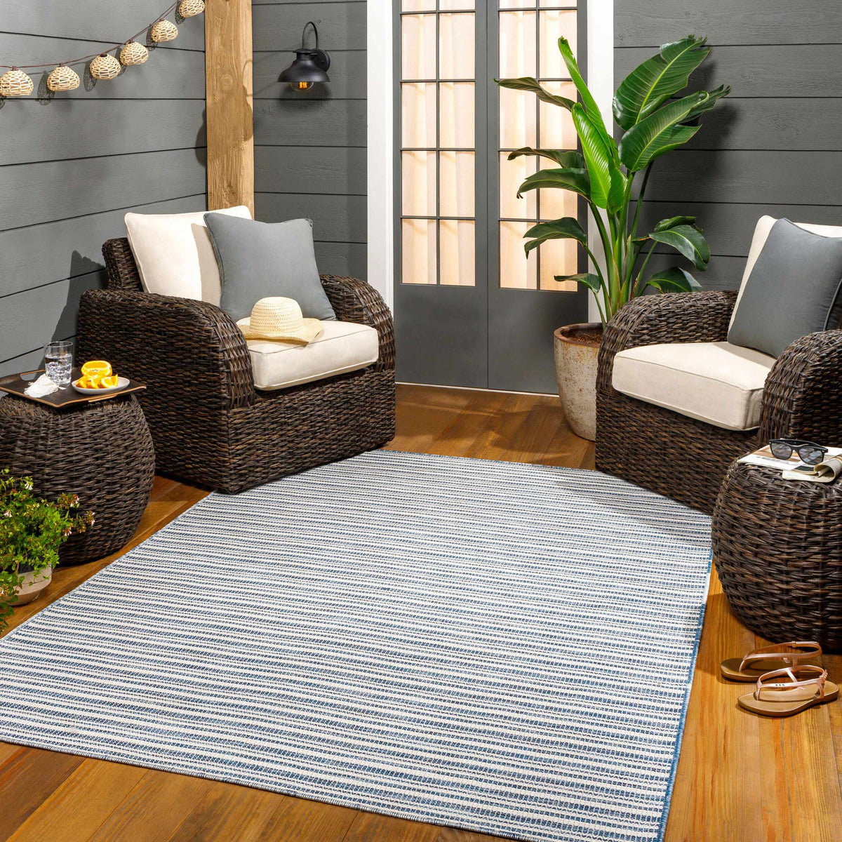 Boutique Rugs Greg Navy Outdoor Area Rug - view 2