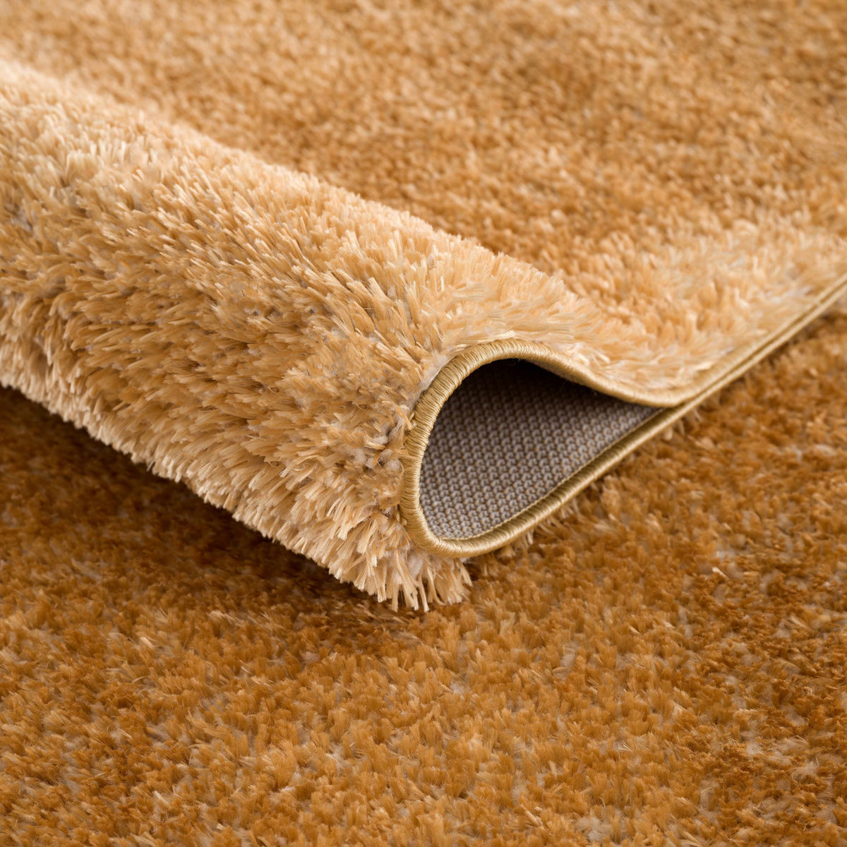 Boutique Rugs Heavenly Solid Mustard Plush Rug - view 10