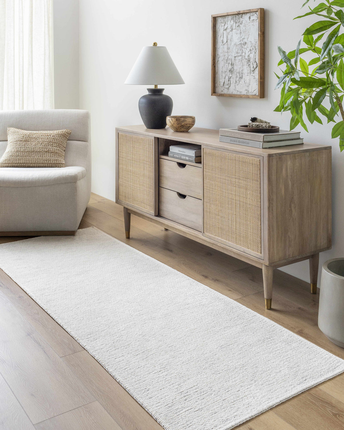 Boutique Rugs Isako Gray Solid Washable Area Rug - view 10