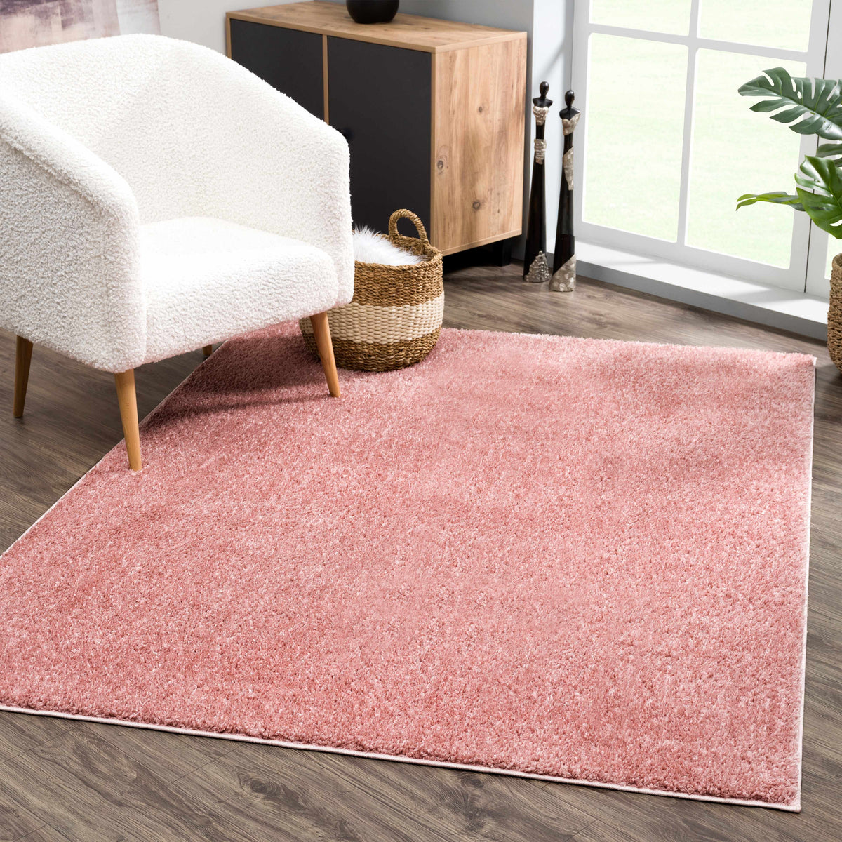 Boutique Rugs Judy Pink Plush Washable Area Rug - view 10