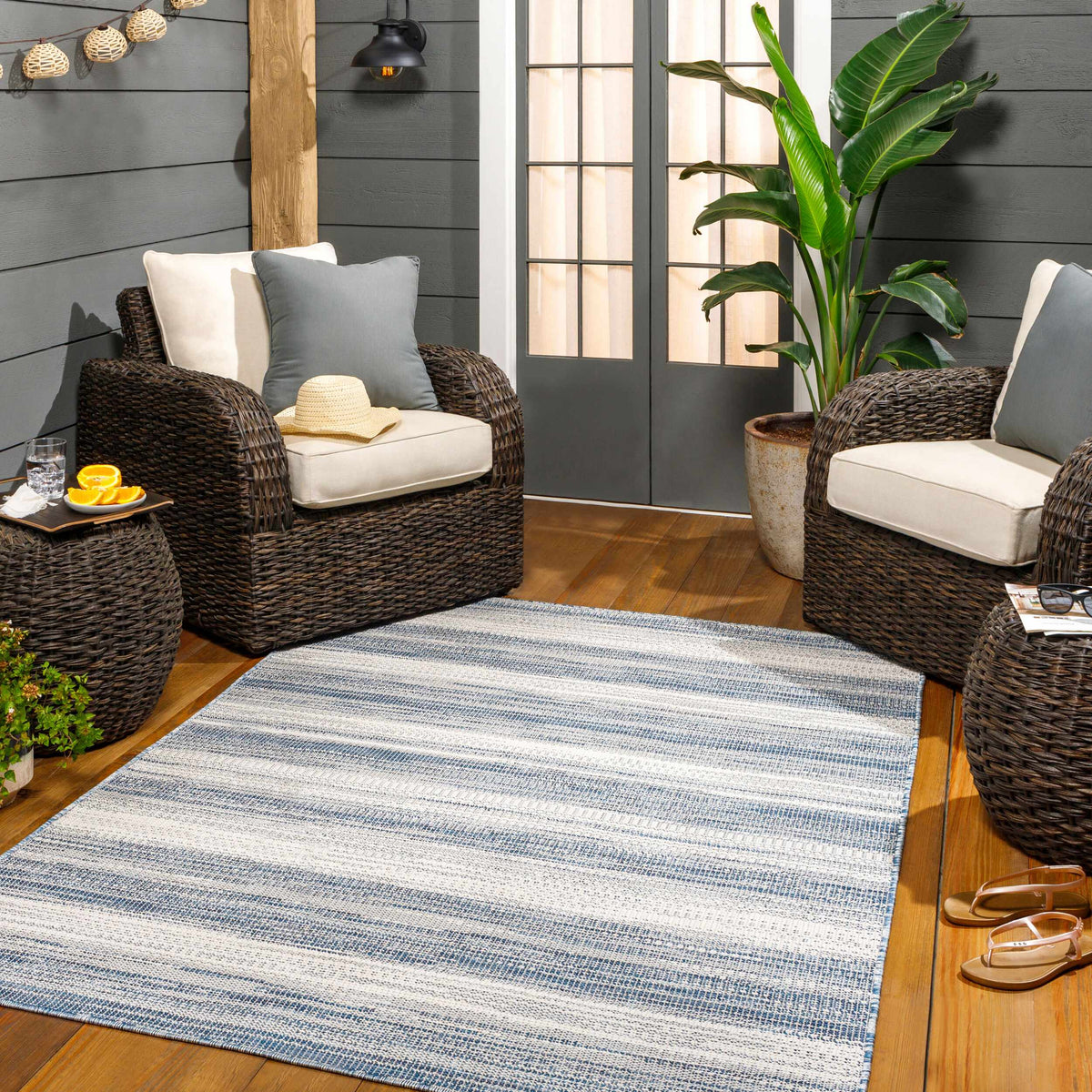Boutique Rugs Kris Navy Outdoor Area Rug - view 2