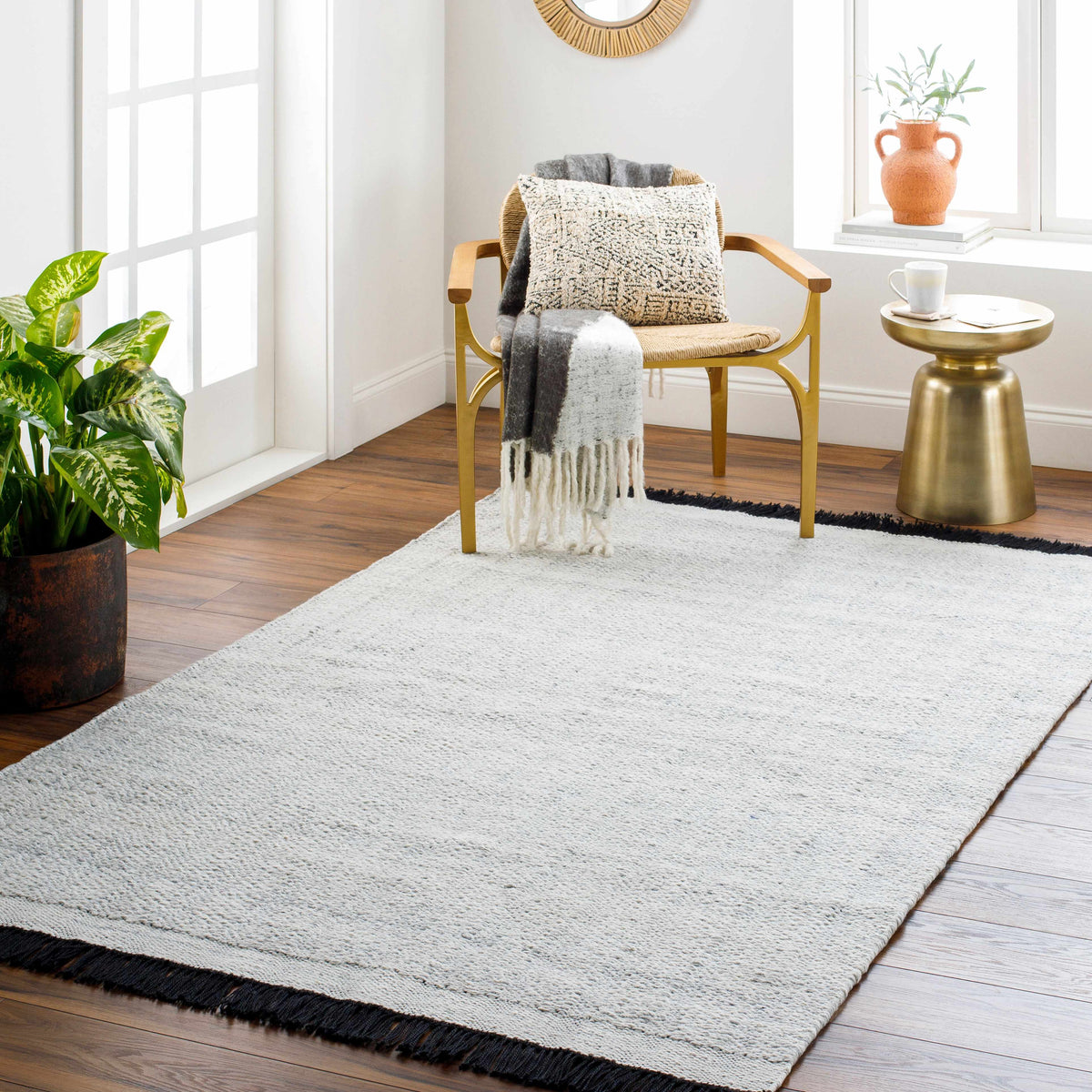 Boutique Rugs Light Gray Anane Area Rug - view 2