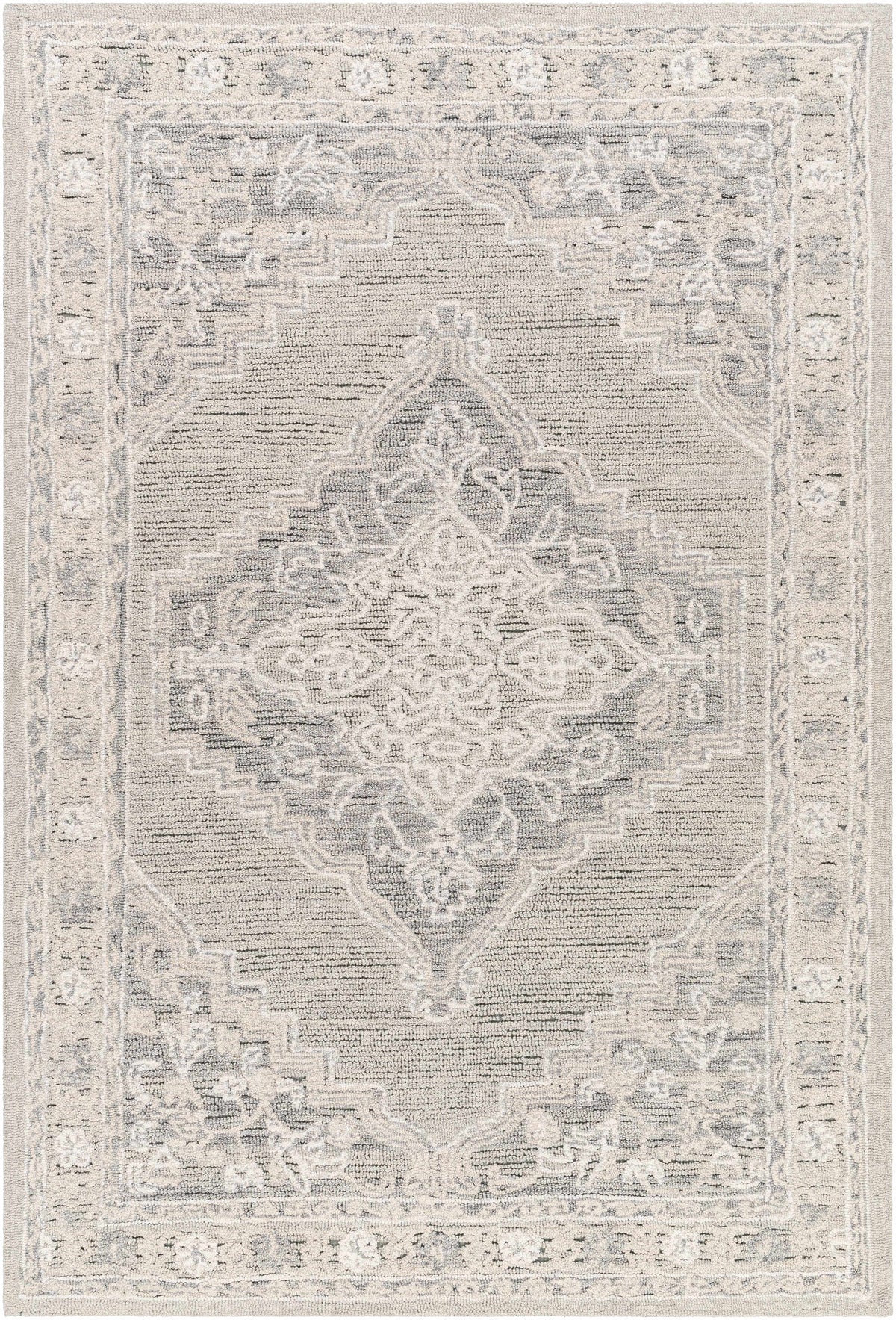 Boutique Rugs Nani Gray Wool Blend Area Rug