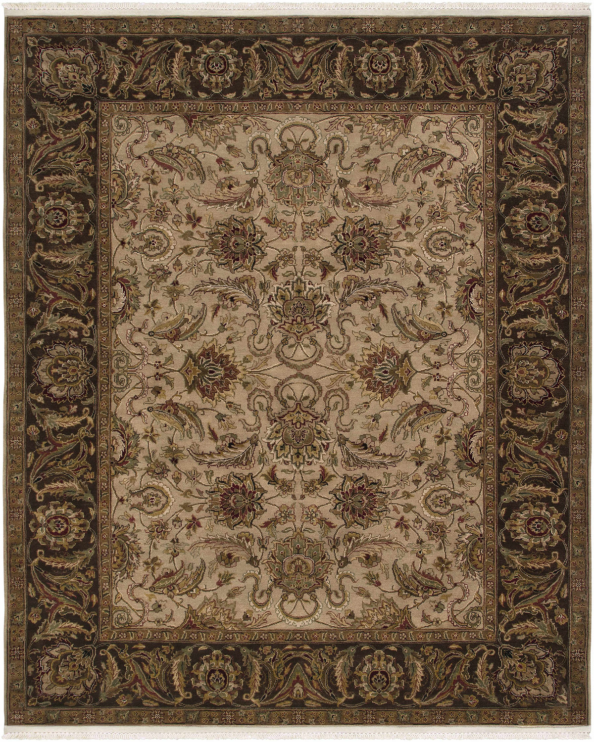 Boutique Rugs Necia Beige Damask Area Rug