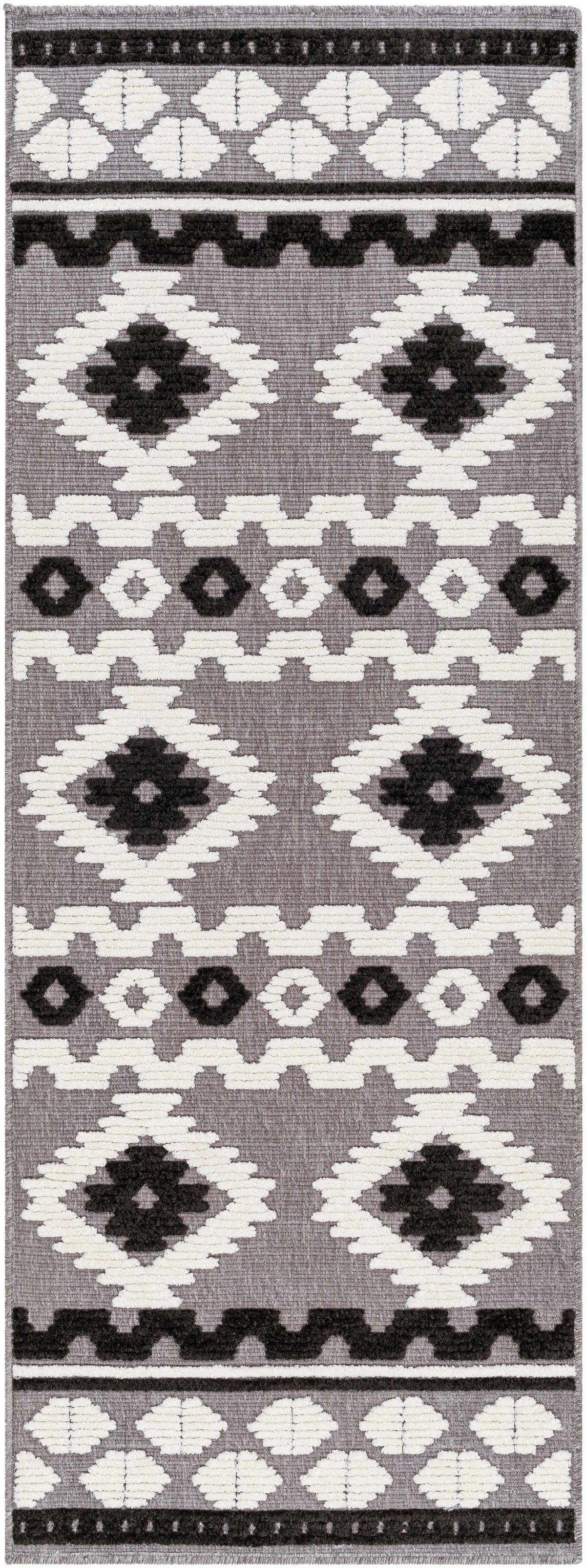 Boutique Rugs Noki Washable Textured Southwestern Rug - view 7