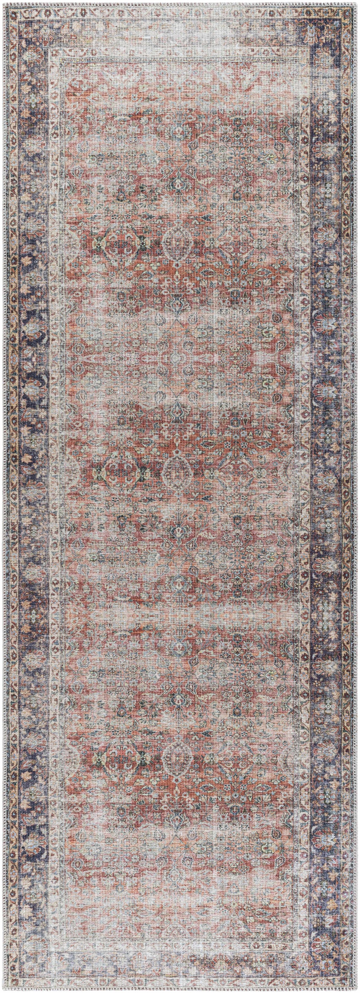 Boutique Rugs Rust Anahawan Distressed Washable Area Rug - view 3
