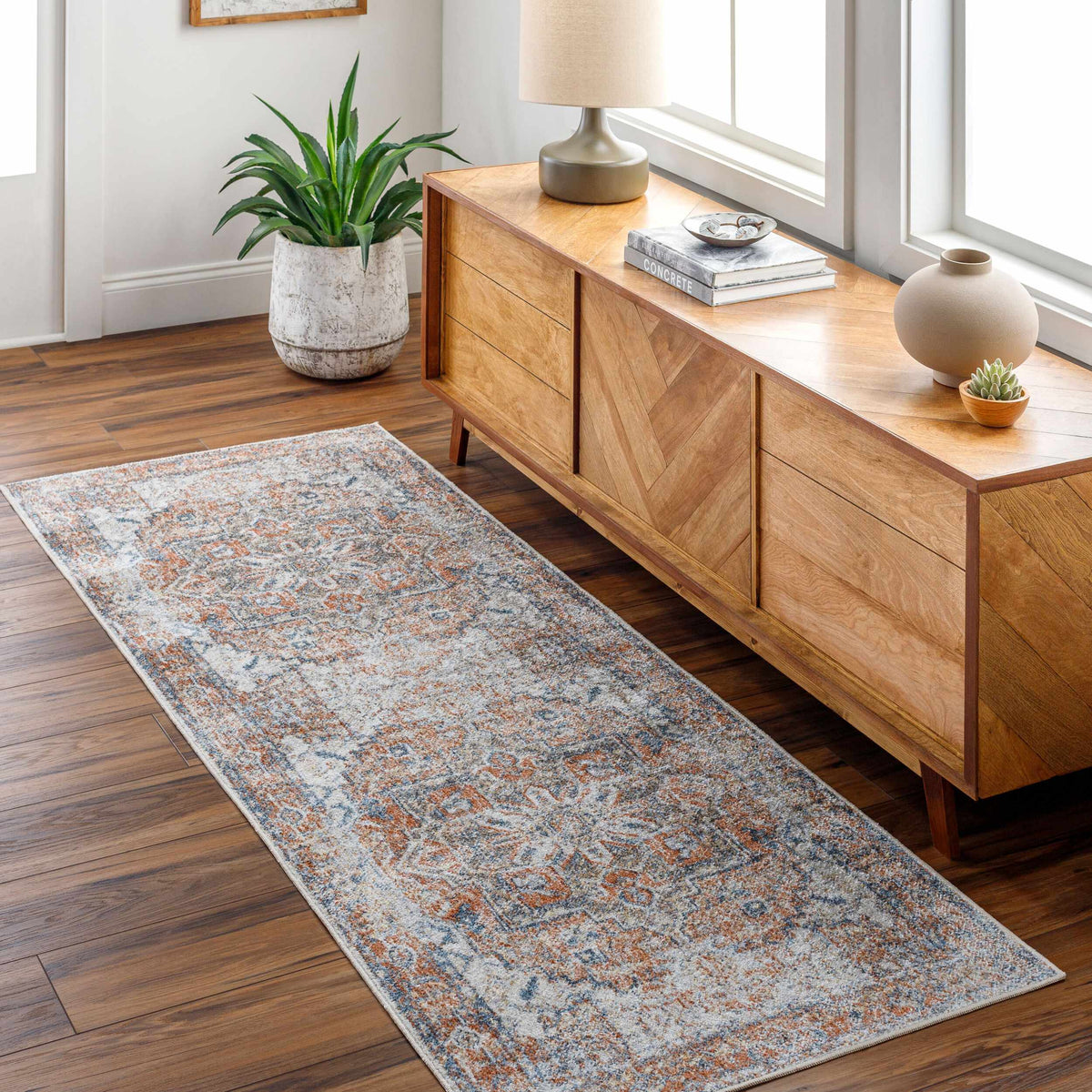 Boutique Rugs Rust Hera Washable Area Rug - view 11