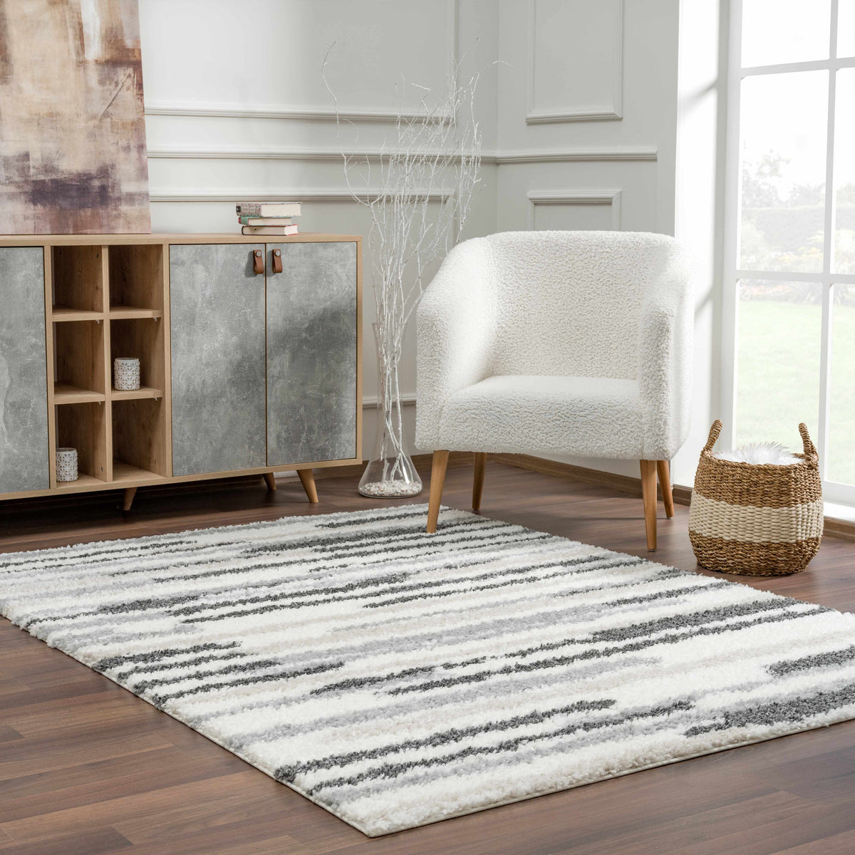Boutique Rugs Zoya Irregular Striped Area Rug - view 15