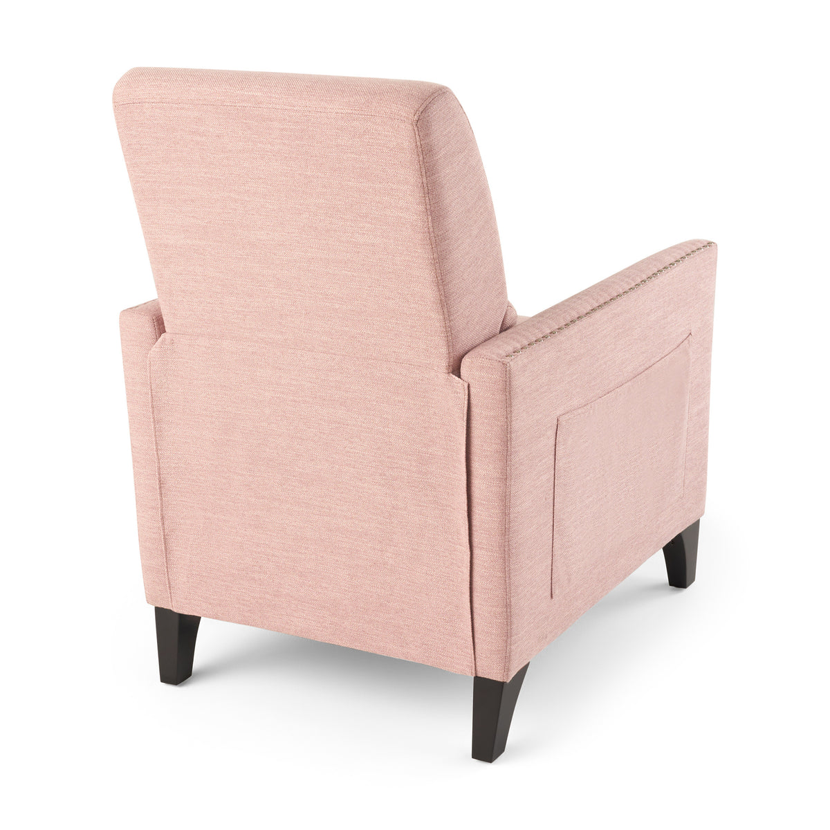 Pushback Recliner Chair with Side Pocket