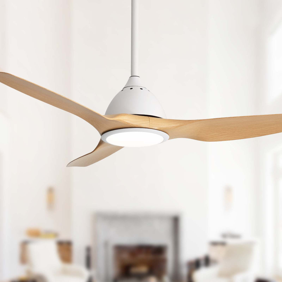 Bredoom 52" Ceiling Fan with Remote Control and LED Light - view 3