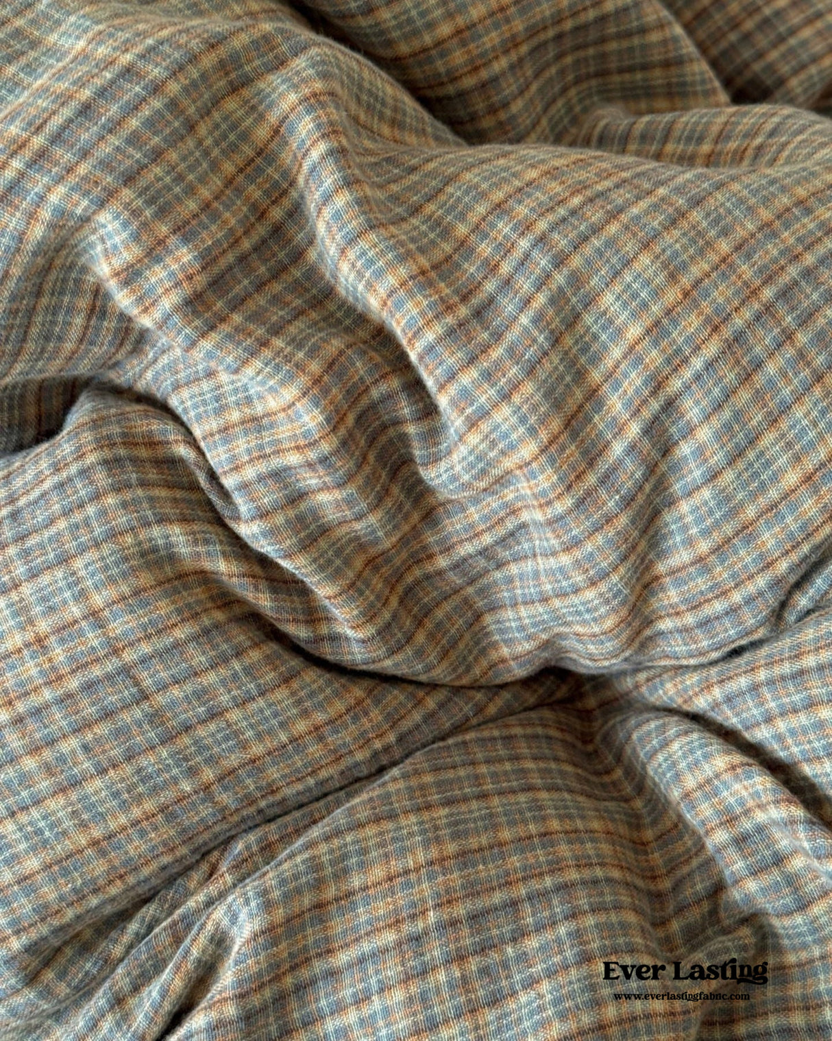 British Vintage Plaid Bedding Set / Brown