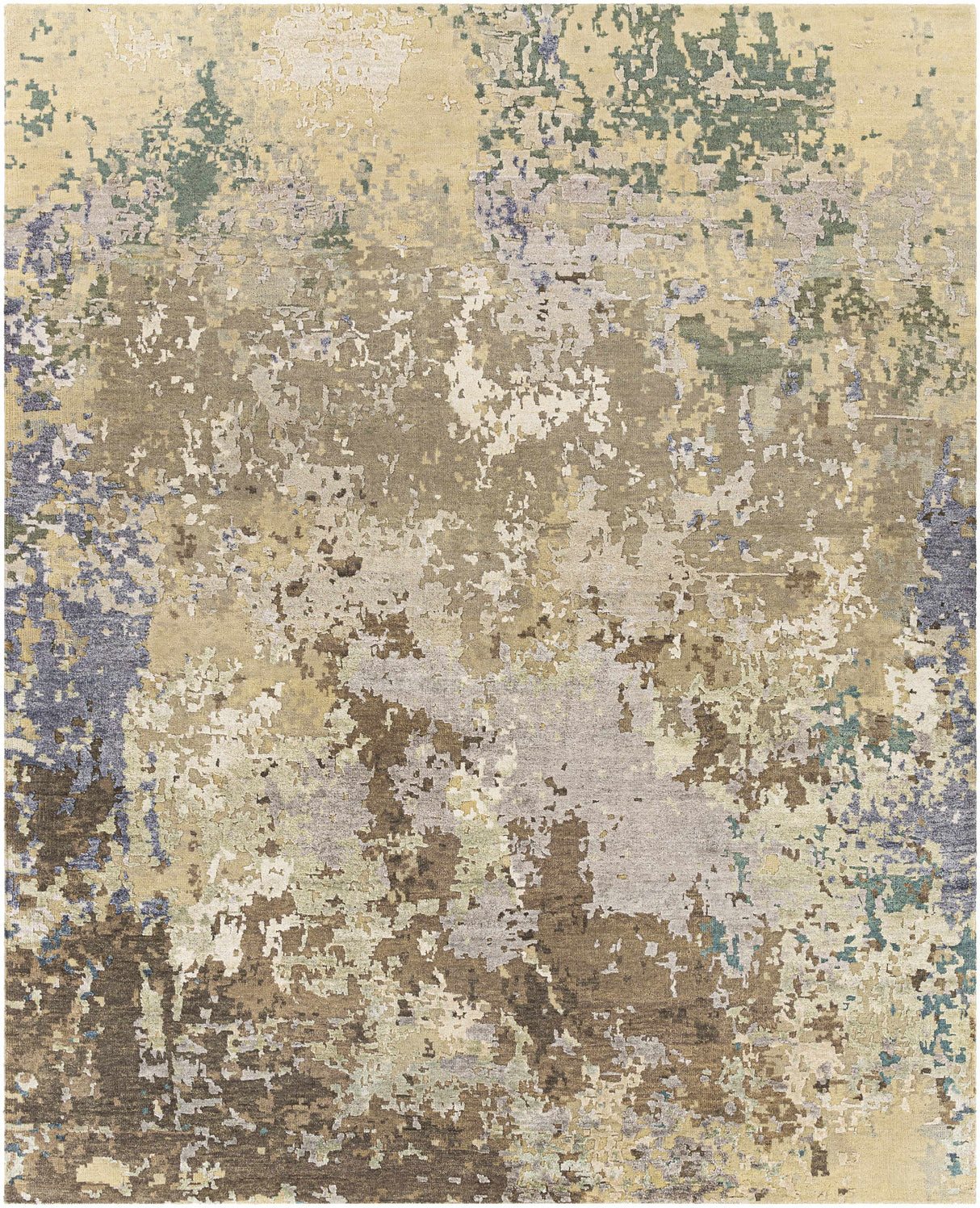 Bued Handmade Wool-Blend Rug - Clearance