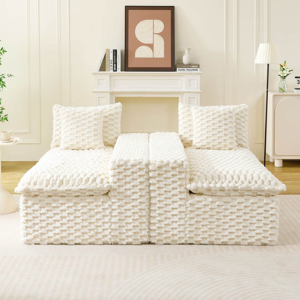 Multifunctional Sofa, Side-By-Side Or Facing Each Other