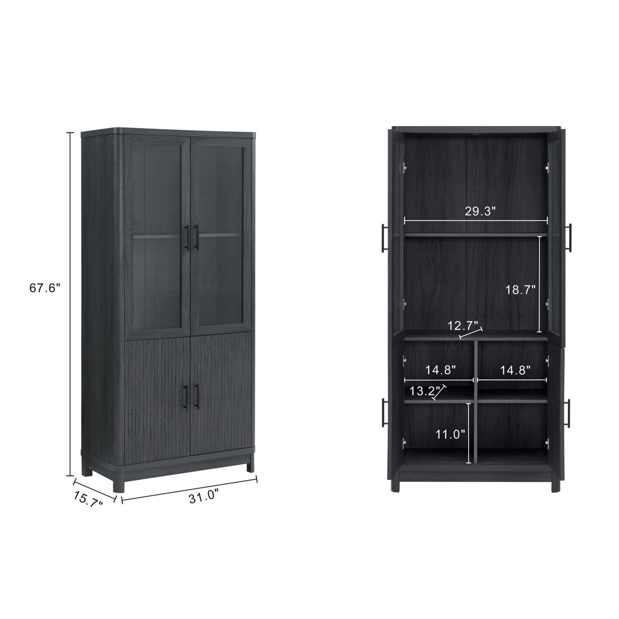 Jodie - Bookcase Cabinet