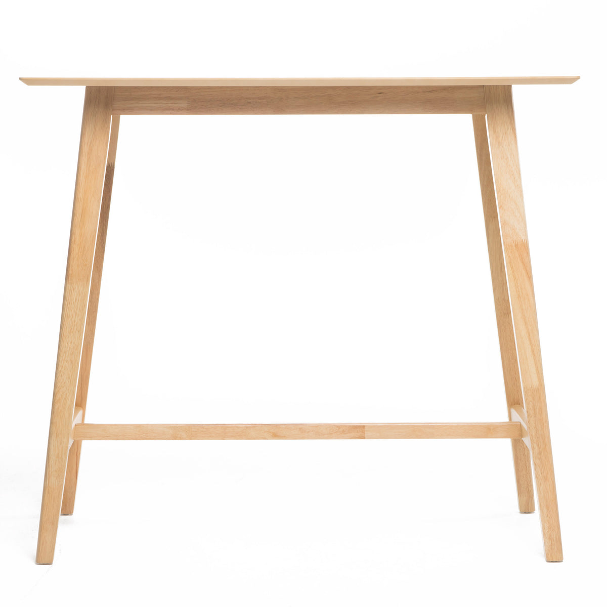 Natural Oak Wood Bar Table