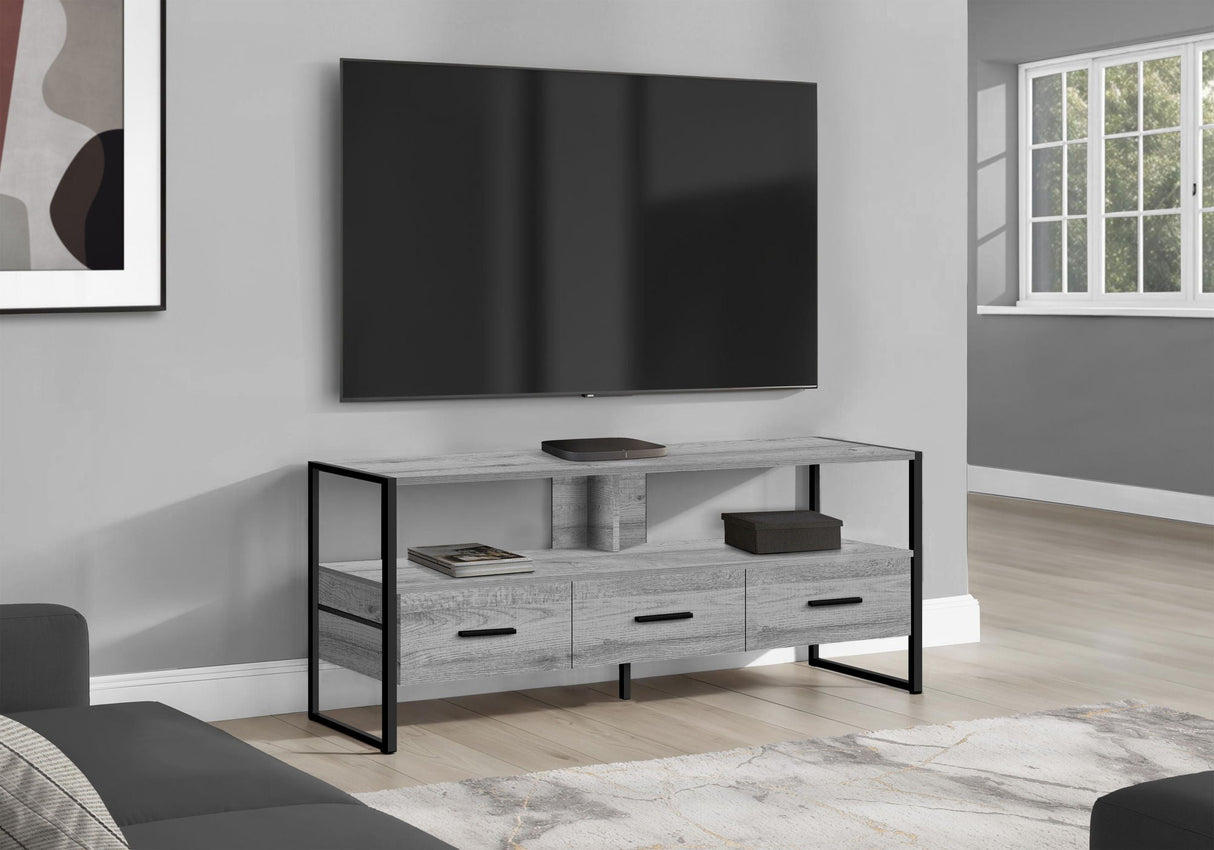 TV Stand, Console, Media Entertainment Center, Storage Drawers, Modern - Best Buy Furniture
