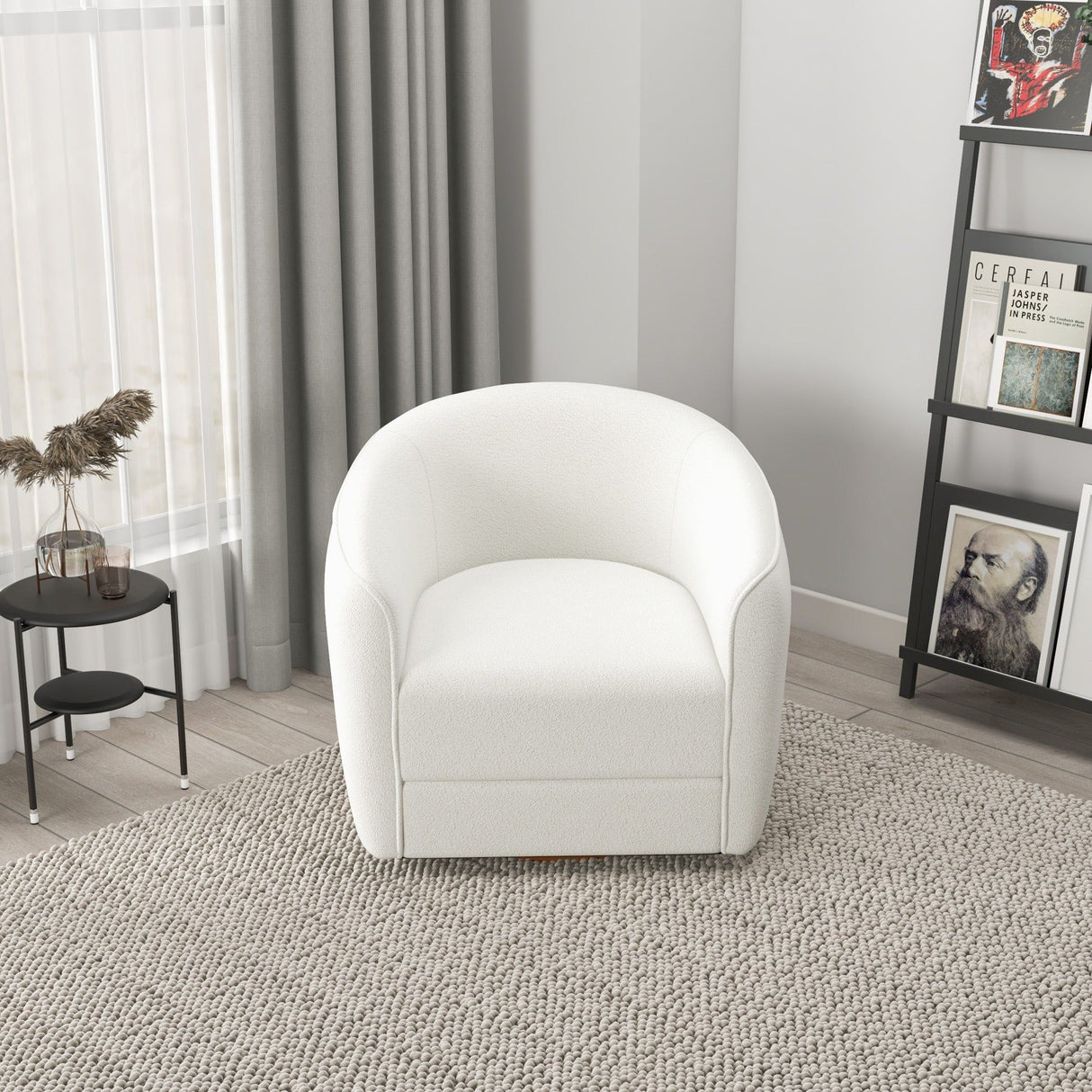 Elise - Mid-Century Modern Swivel Chair