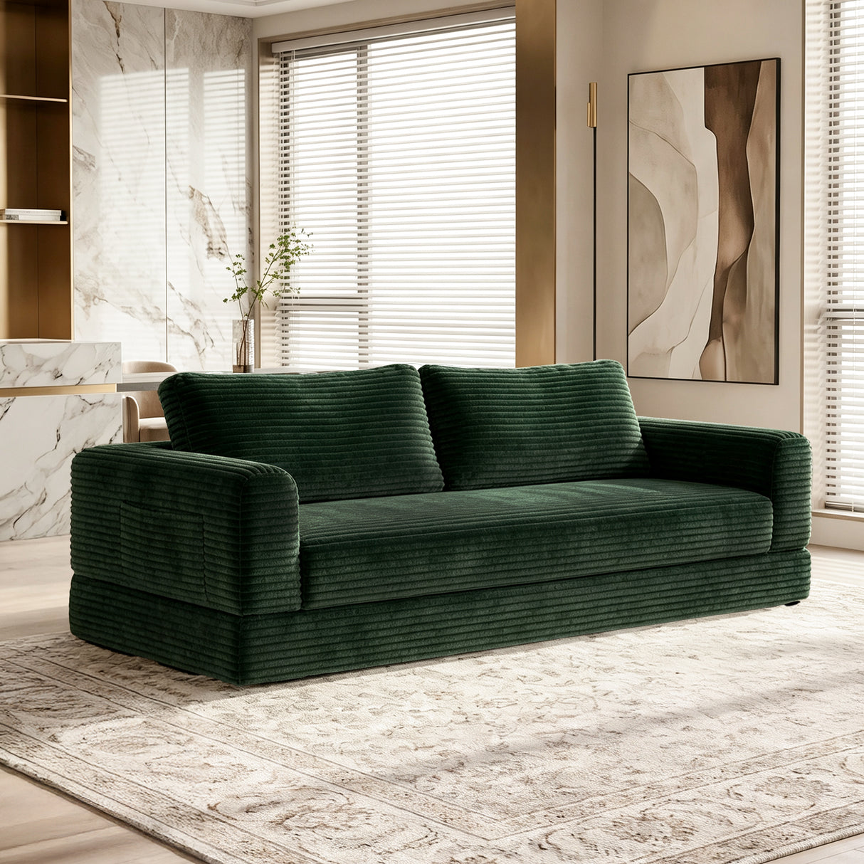 76 Inch Convertible Futon Sofa Bed