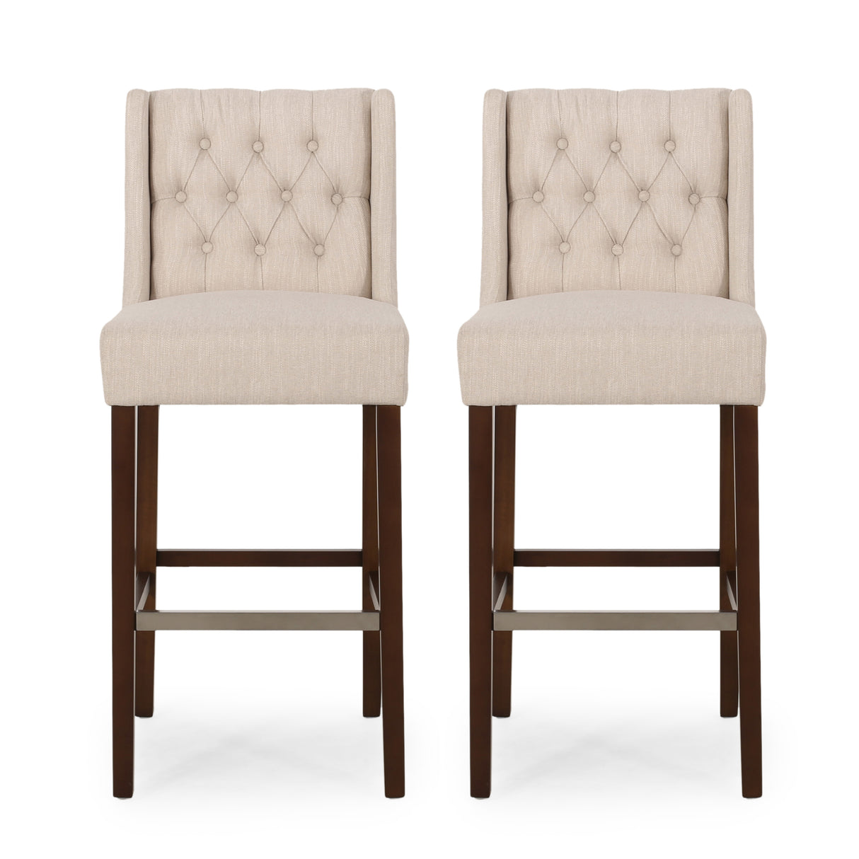 Modern Minimalist Metal Leg Bar Stool