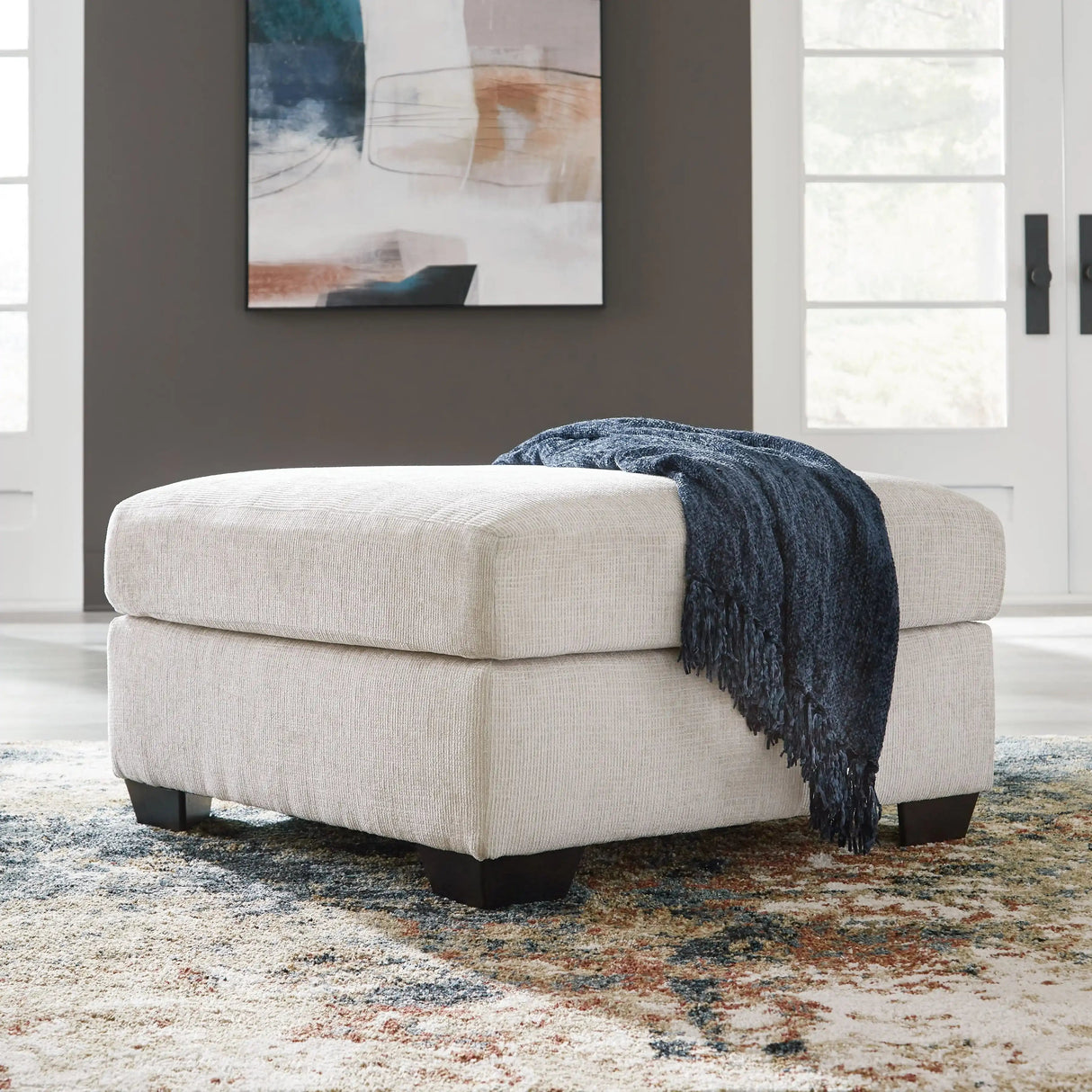 Aviemore - Oversized Accent Ottoman - Best Buy Furniture