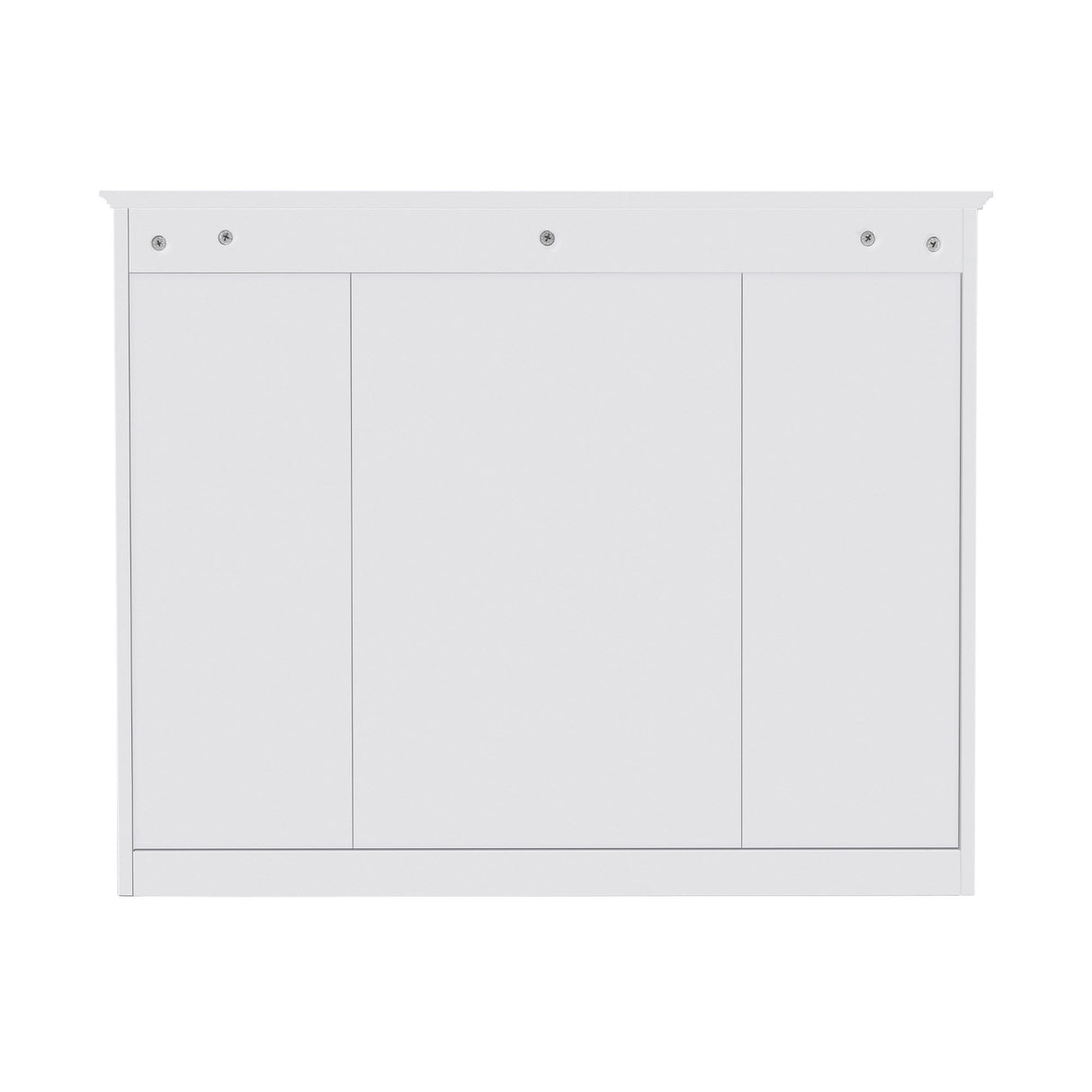 Wall Mounted Medicine Cabinet With Mirror, Storage Cabinet Featuring 6 Open Shelves And Adjustable Interior