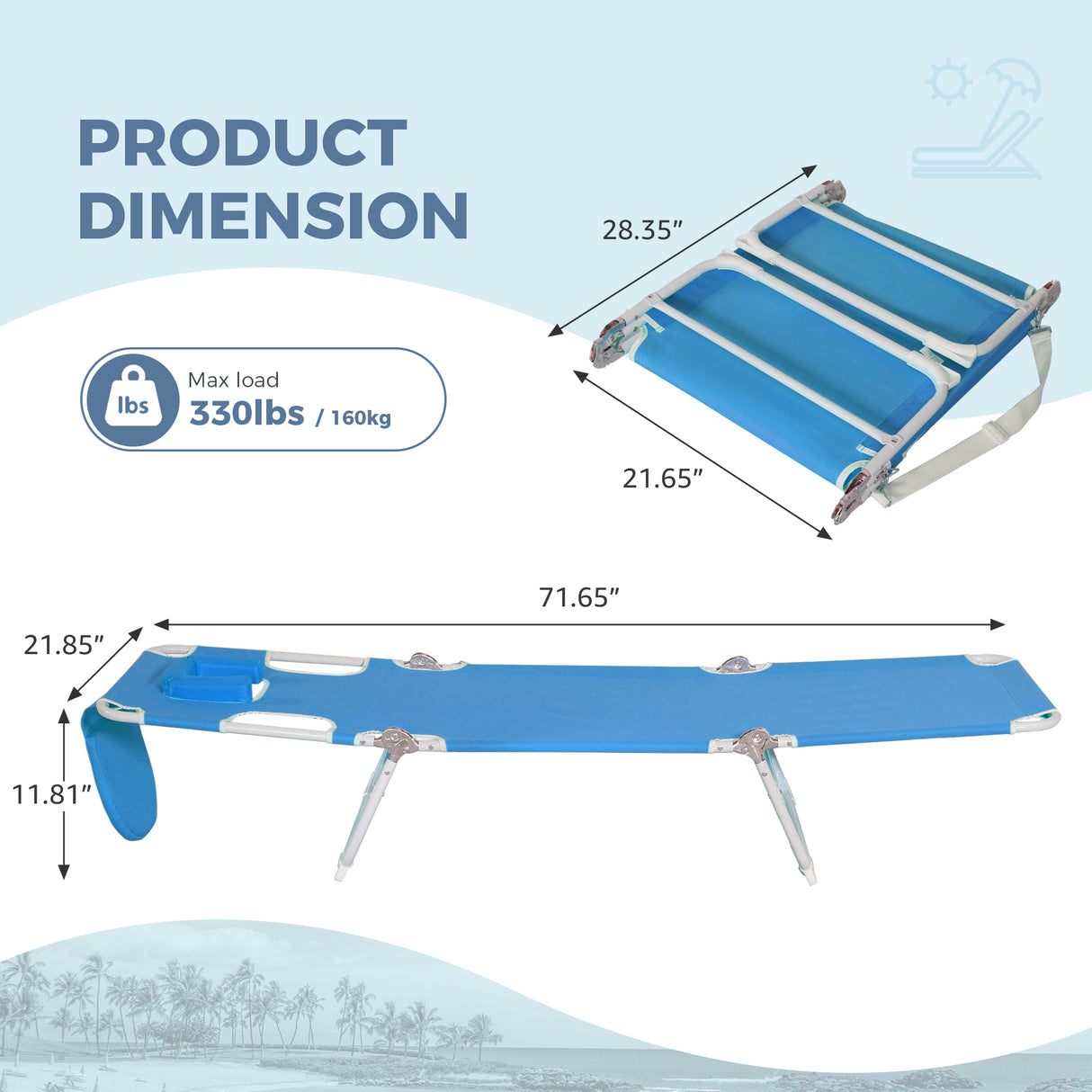 Lounge Portable Reclining Lounger