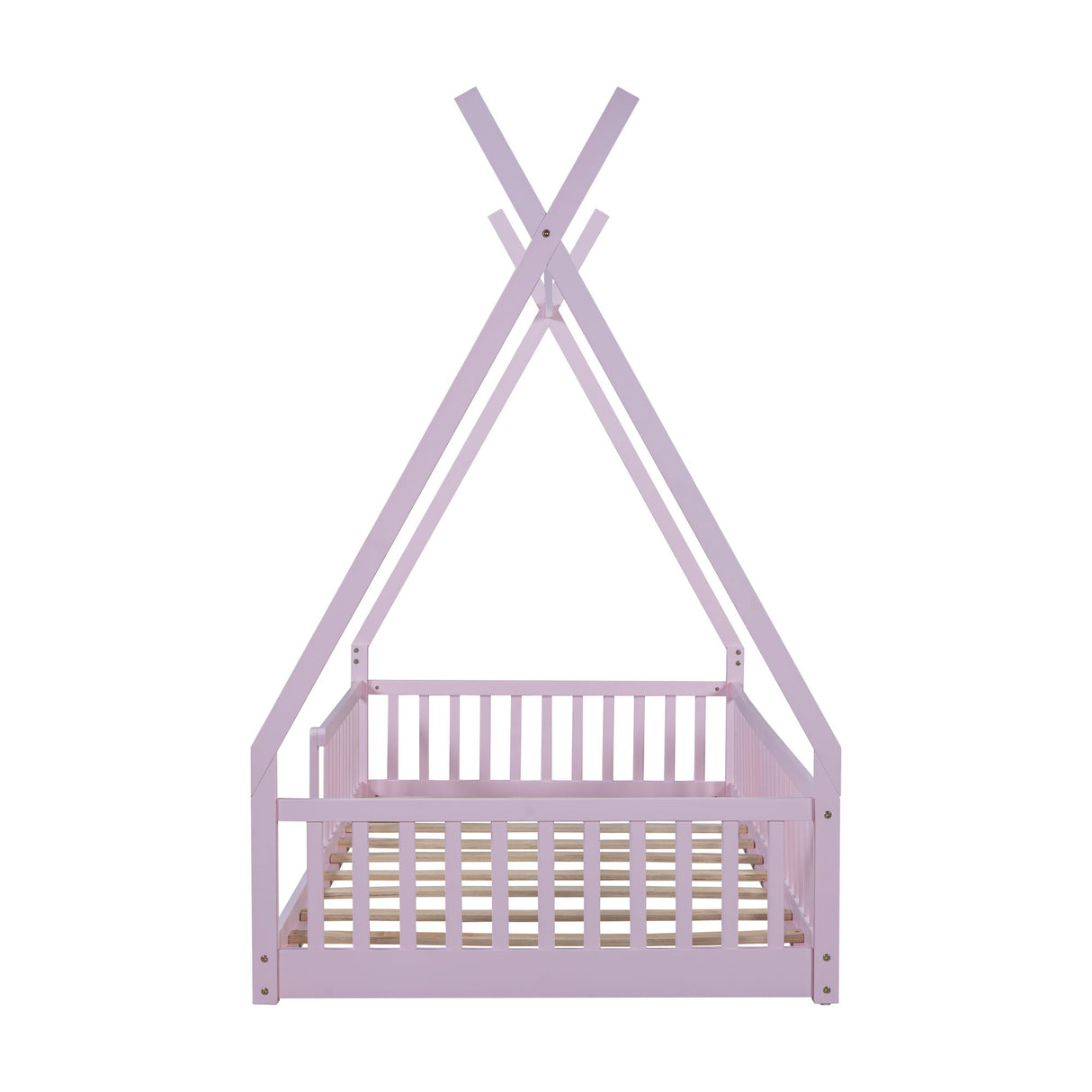 House Shaped Design Bed With Fence