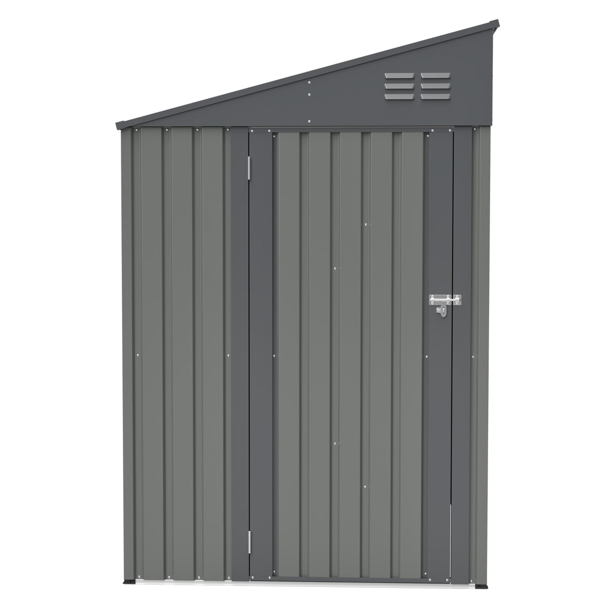 4x7 Foot Lean-To Shed in Olive