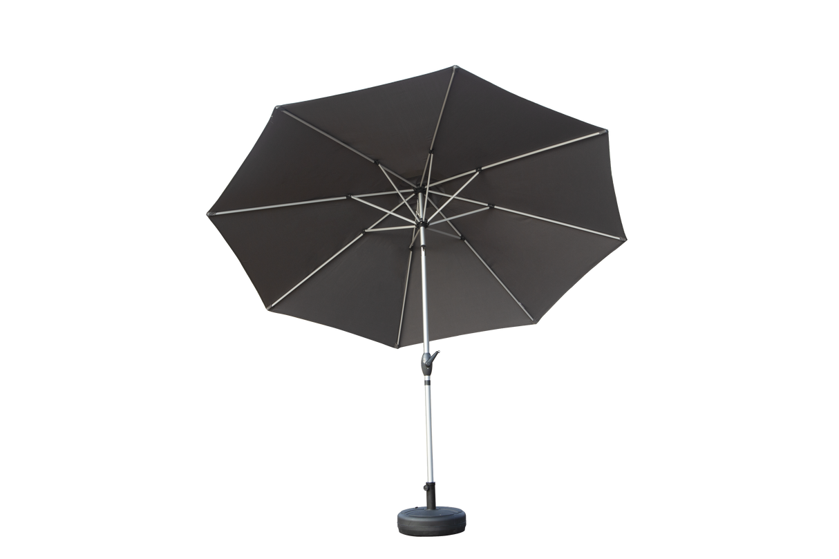 9FT Patio Umbrella, Outdoor Table Umbrella with Push Button Tilt and Crank, UV Protection Waterproof Market Sun Umbrella