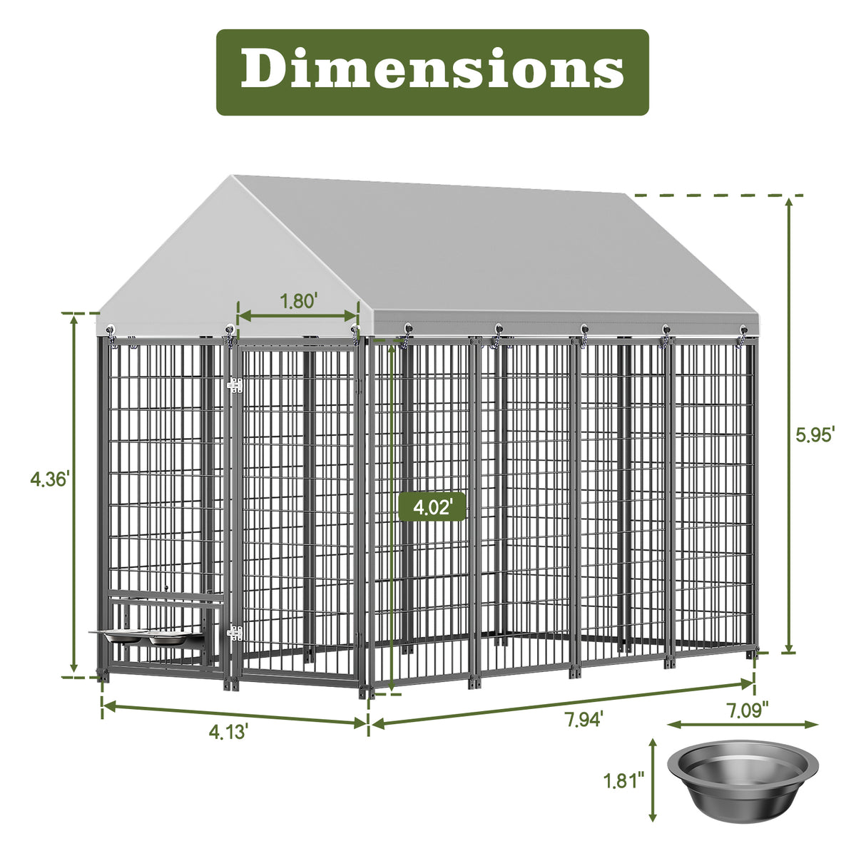 Large Dog Kennel Outdoor Pet Pens