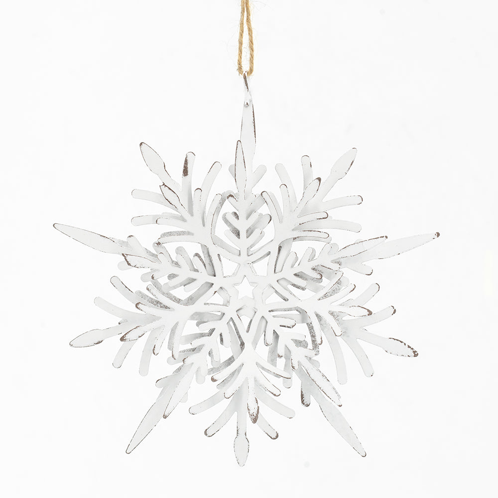 Iron Snowflake Hanger - Set of 6
