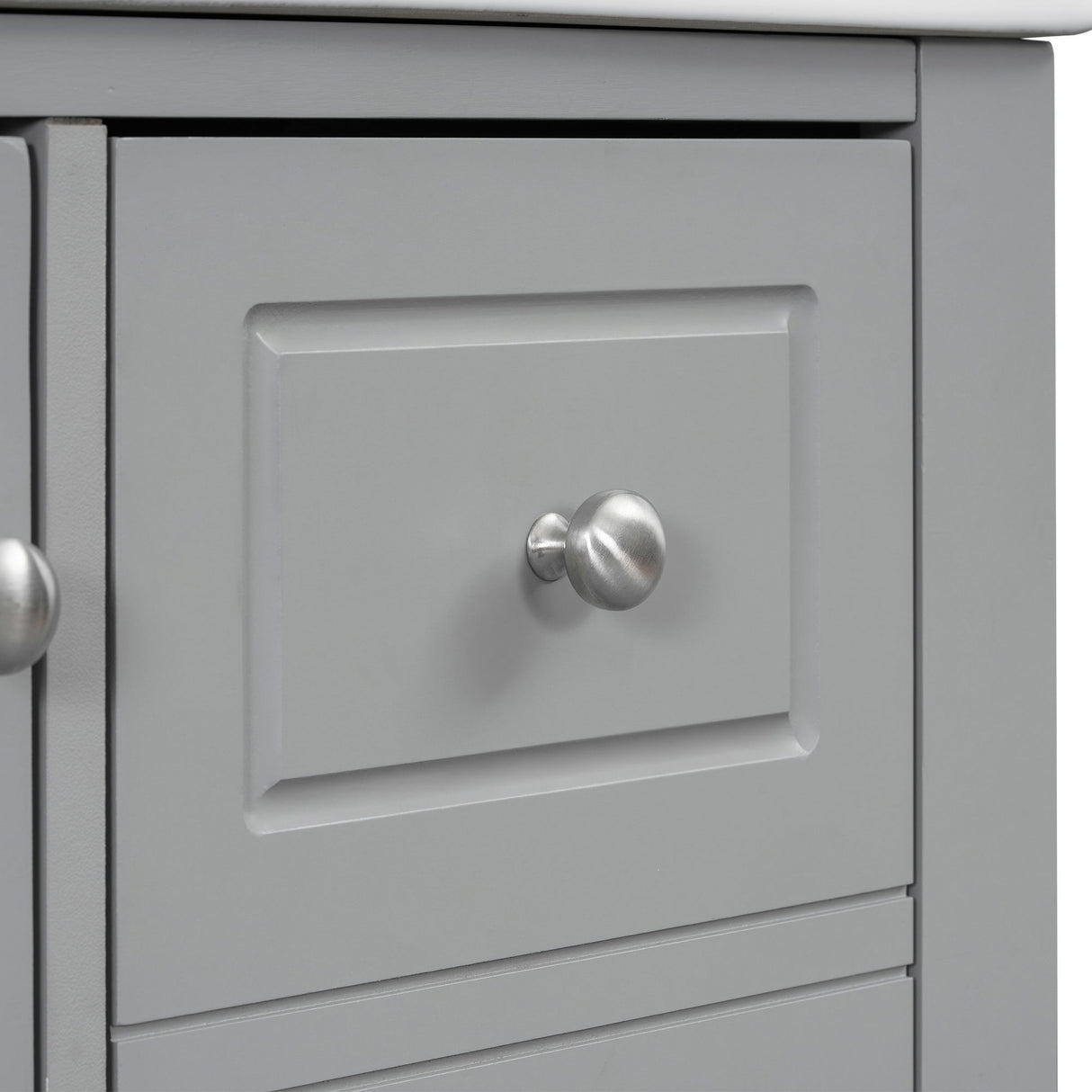 Freestanding Bathroom Vanity With Sink, Soft Close Door, 3 Drawers