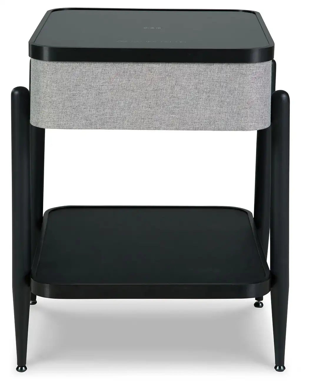 Jorvalee - Accent Table with Speaker - Gray / Black - Best Buy Furniture