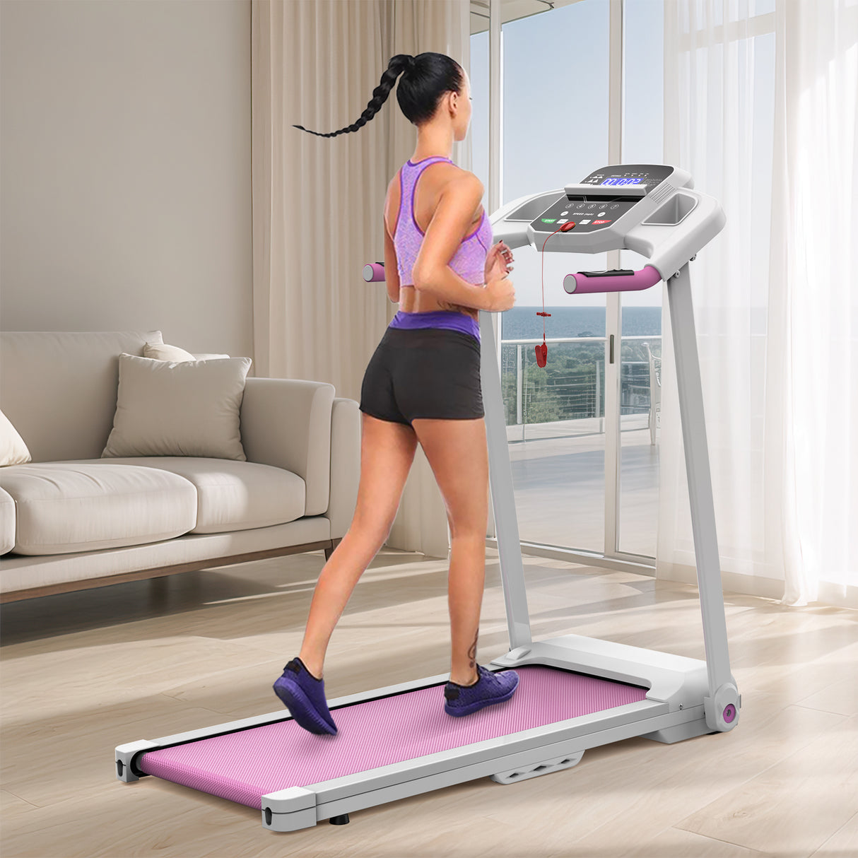 Foldable Treadmill - 2.5HP Electric Folding Running Machine