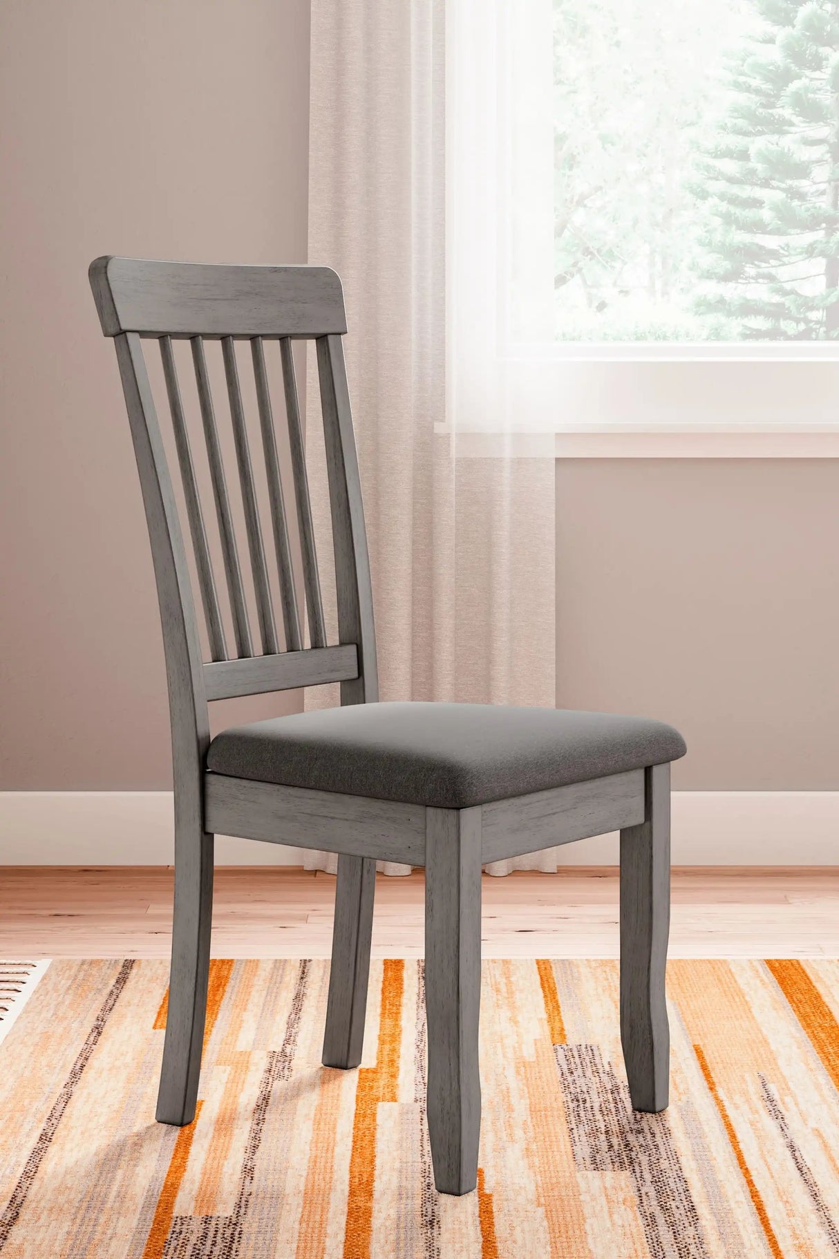 Shullden - Dining Room Side Chair (Set of 2) - Gray - Best Buy Furniture