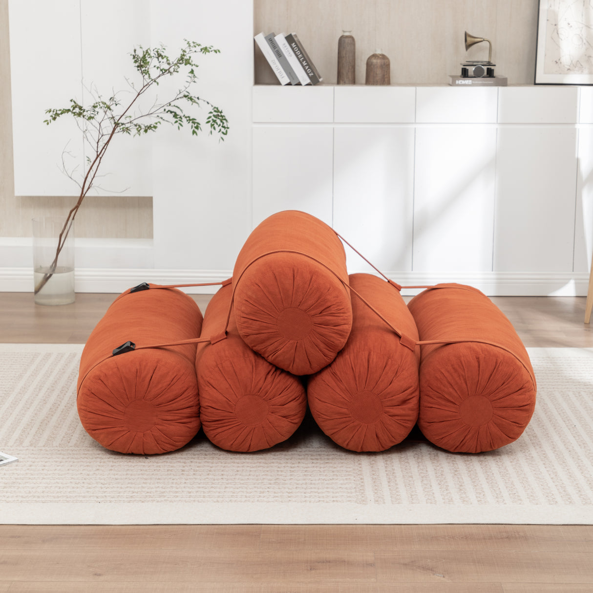 Adjustable Floor Sofa in Premium Corduroy