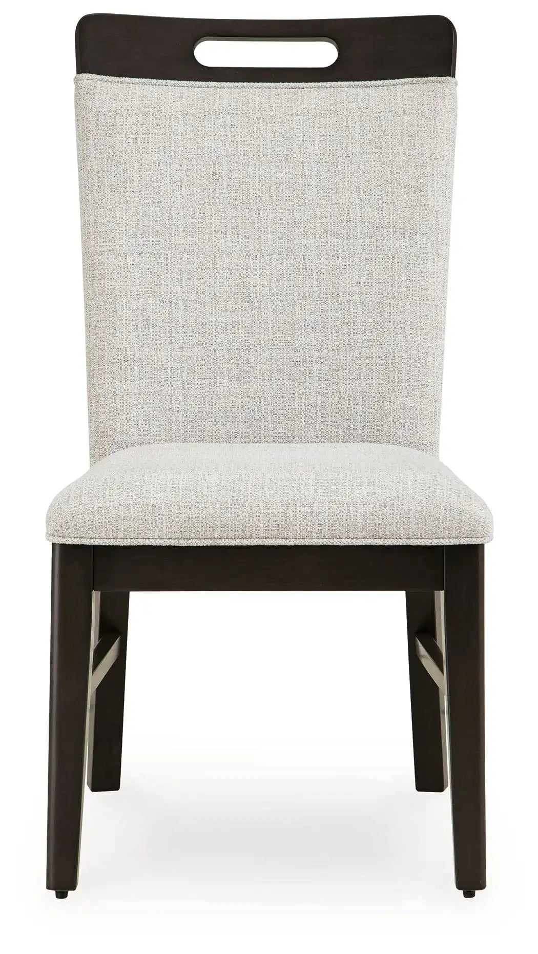 Neymorton - Dining Upholstered Side Chair (Set of 2) - Light Gray / Brown - Best Buy Furniture
