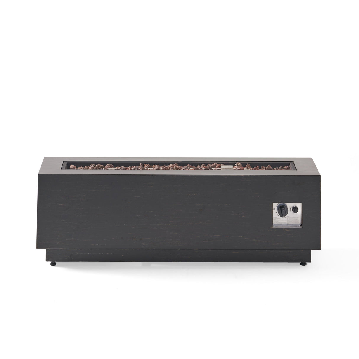 Modern Rectangular Iron Fire Pit 50, 000 Btu