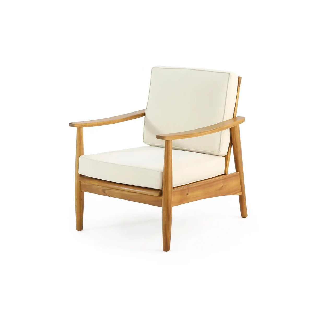 Emmry - Outdoor Acacia Wood Club Chair - Best Buy Furniture