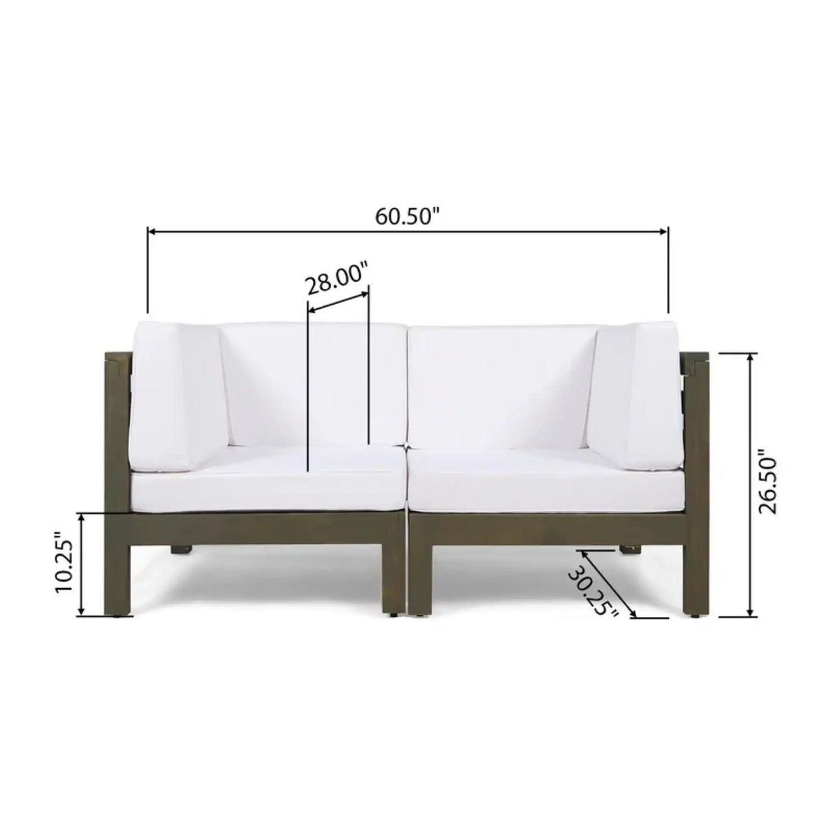Oana - 2 Piece Loveseat Set With Water Resistant Cushions - Best Buy Furniture