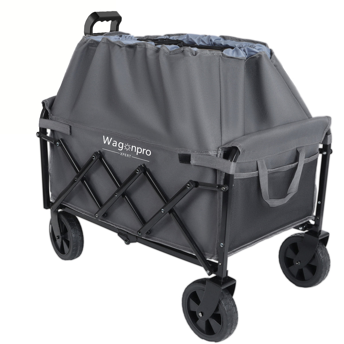 Expandable Dual-Layer Utility Wagon with Extra Space