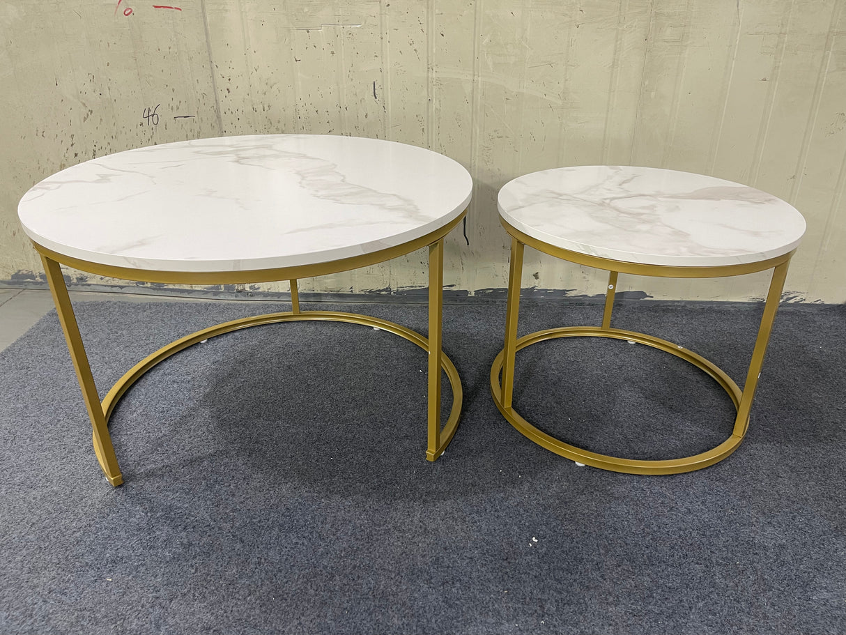 27.6in Nesting Coffee Table Set of 2