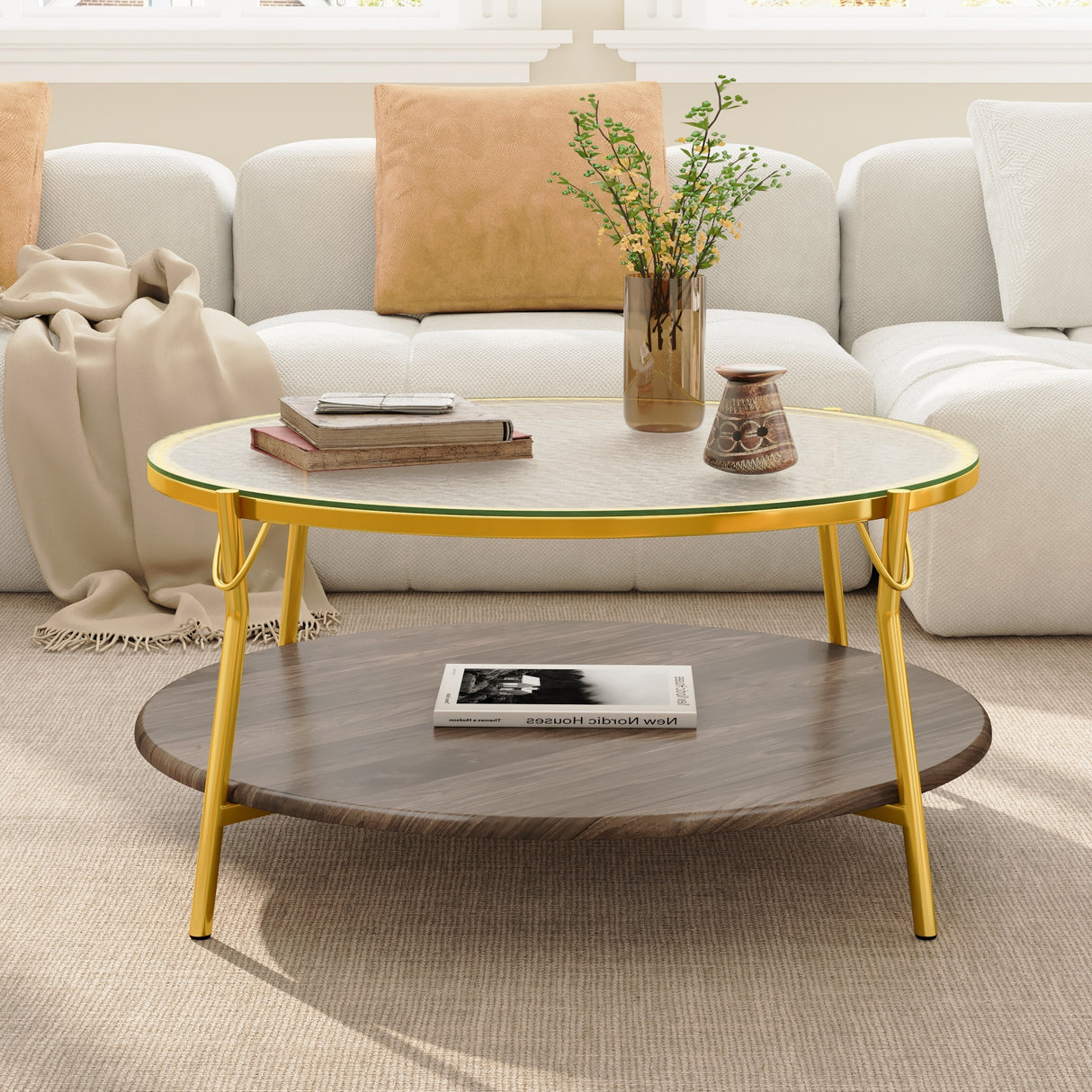 Modern Round Coffee Table