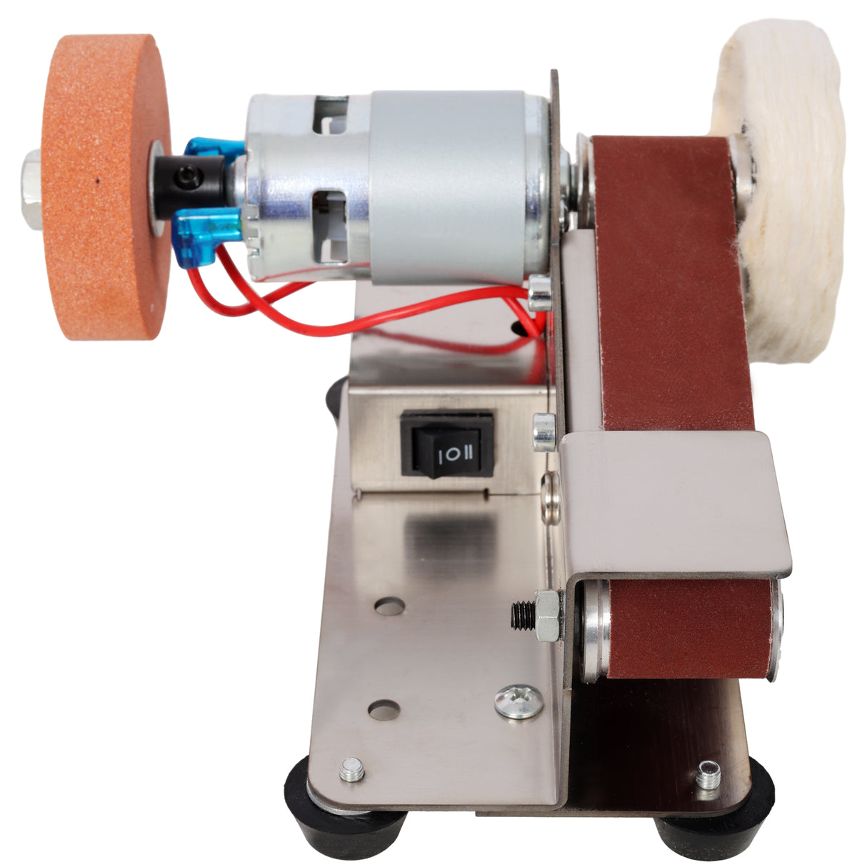 Mini Belt Sander, Electric Small Sander with 7 Adjustable Speeds