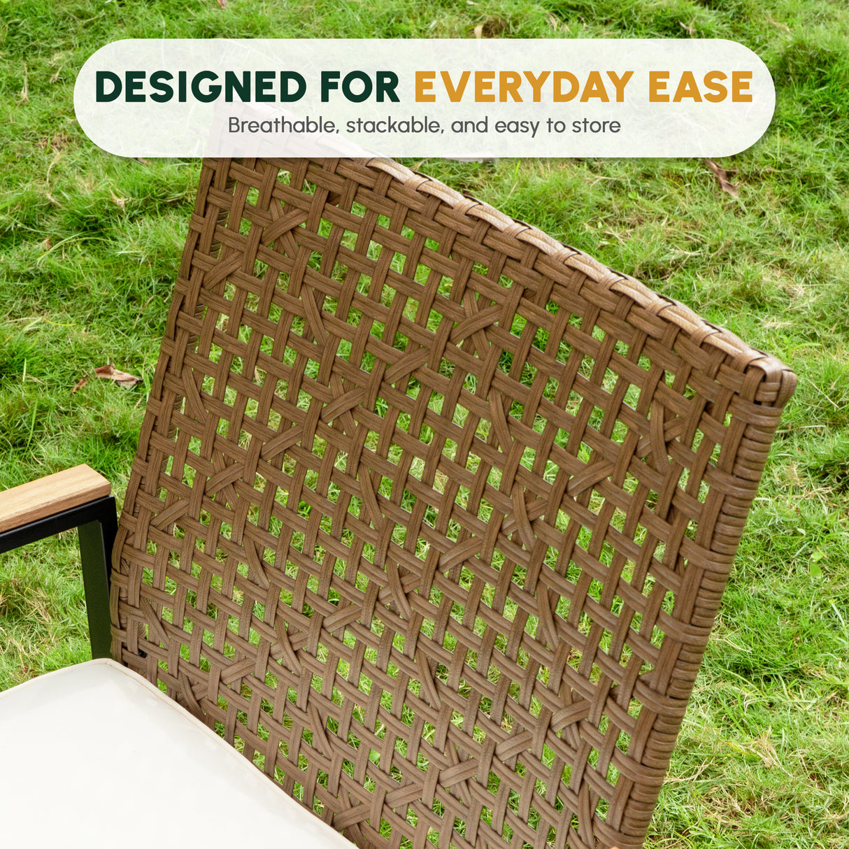 All Weather 5-Piece Patio Dining Table Set
