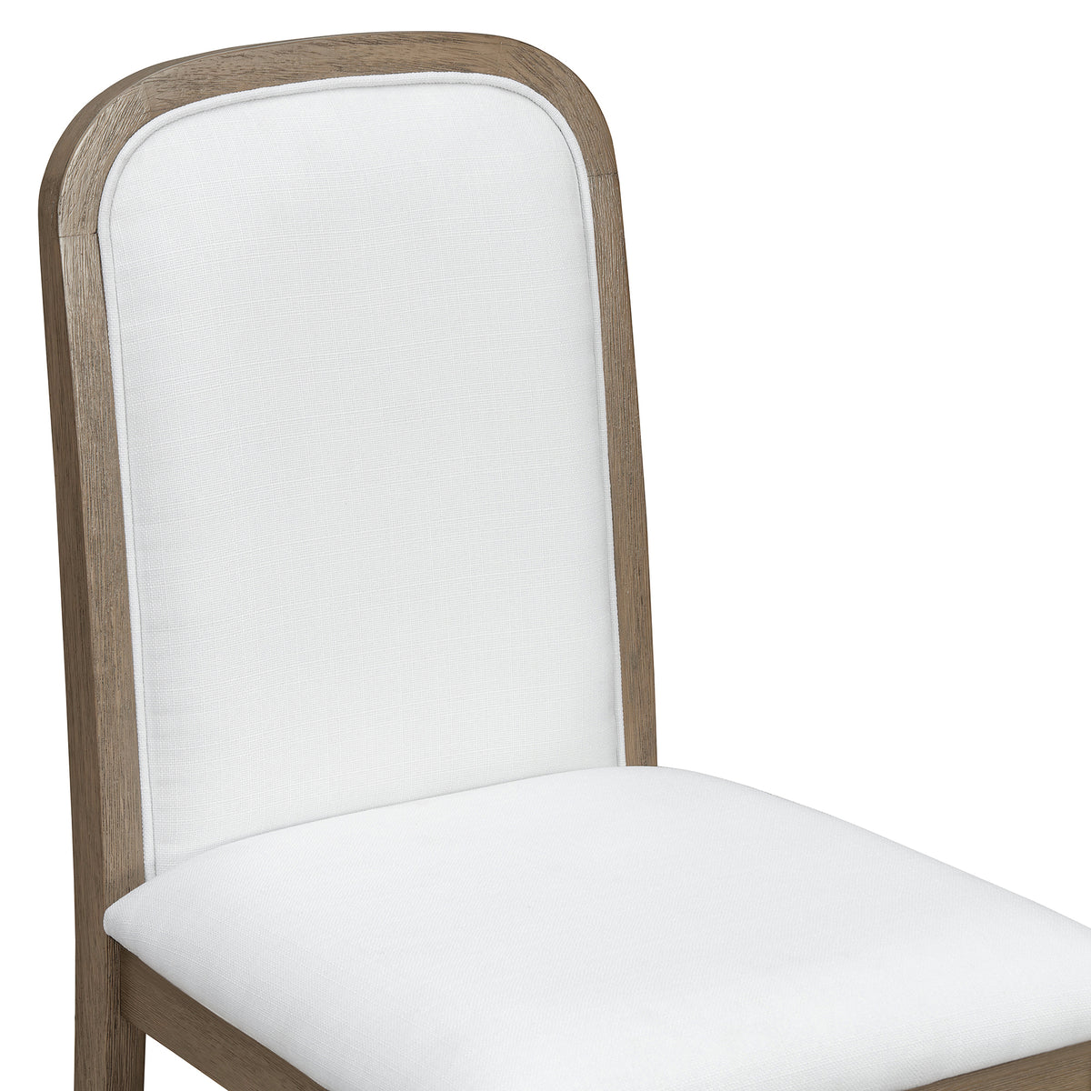 TREXM Vintage Style Dining Chair Set with 4 Upholstered Chairs