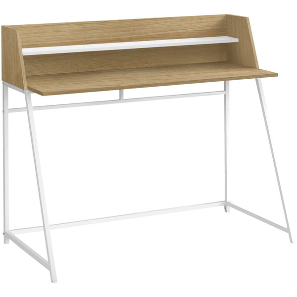Computer Desk For Home Office, Laptop, Storage Shelves, Marble Look Contemporary & Modern - Best Buy Furniture