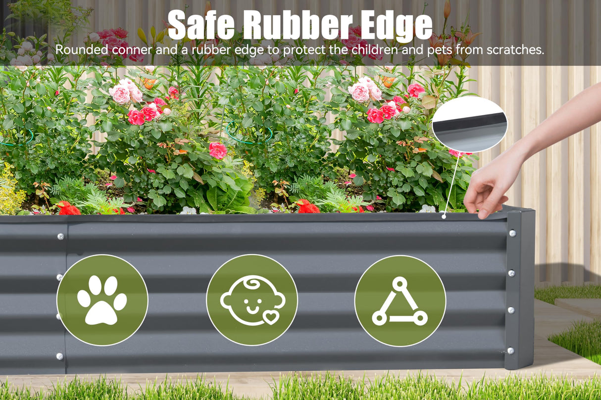 Galvanized Raised Garden Bed