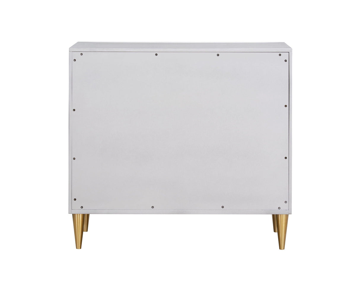 Anson - Console Cabinet - Silver / Champagne - Best Buy Furniture